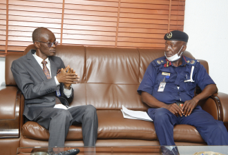 NSCDC Pays courtesy visit to Babcock University