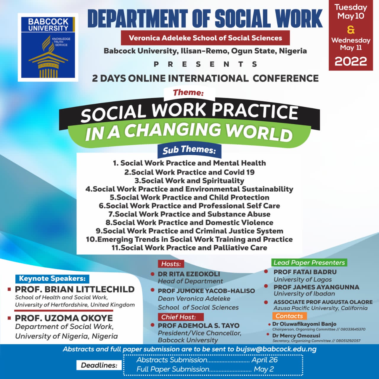Social Work Practice in a changing World