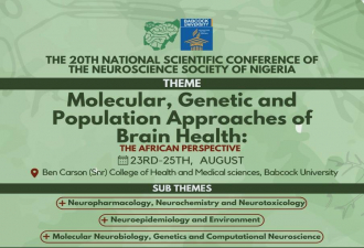 THE 20TH NATIONAL SCIENTIFIC CONFERENCE OF THE NEUROSCIENCE SOCIETY OF NIGERIA  