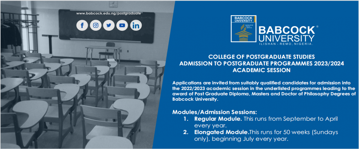 2023/2024 Postgraduate Admission